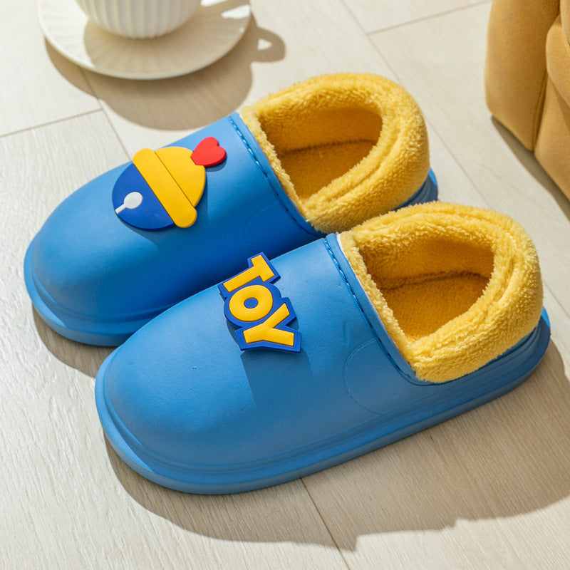 Wholesale Winter Indoor Home Thick Bottom Anti slip Warm Cute Hairy Cotton Winter Slippers